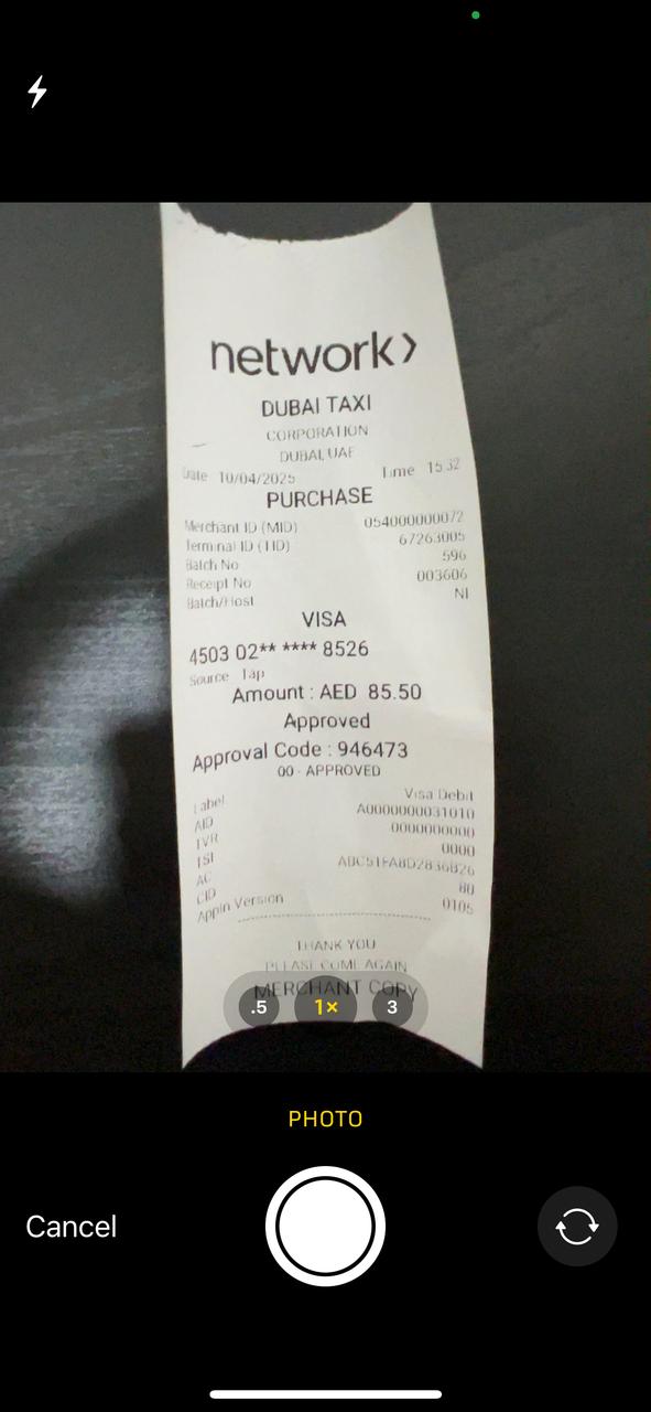 Scan your receipts with AI